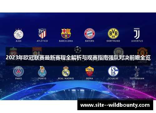 2023年欧冠联赛最新赛程全解析与观赛指南强队对决前瞻全览